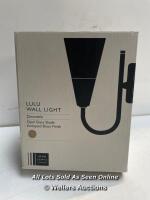 *JOHN LEWIS LULU WALL LIGHT / MINIMAL SIGNS OF USE / WITHOUT GLASS SHADE