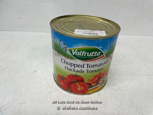 *VALFRUTTA CHOPPED TOMATOES - 2.5KG