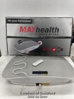 *MAXHEALTH MAX-RS-CST FITNESS BOARD / POWERS UP/NOT FULLY TESTED
