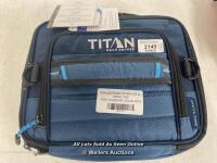 *TITAN EXPAND LUNCH BOX / APPEARS NEW, WITH TAGS, MISSING ZIPPER THREAD