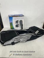 *LONGRIDGE GOLF TRAVEL BAG / SIGNS OF USE, ZIPPERS IN GOOD CONDITION