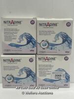 *4X 20 TABLETS NITRADINE CLEANING & DISINFECTING TABLETS / NEW