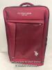 RED SOFT SHELL SUITCASE