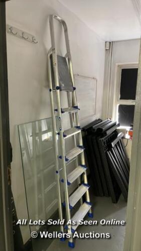 *METAL STEP LADDER (LOCATED UPSTAIRS, BUYER TO REMOVE)