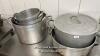 *5X LARGE COMMERCIAL SAUCEPANS AND 5X LIDS (LOCATED UPSTAIRS, BUYER TO REMOVE) - 2