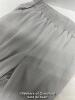 *GREY ULTRA PLEAT TROUSERS / APPEARS NEW / NO SIZE SHOWN - 2