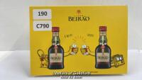 *NEW LICOR BEIRAO FROM PORTUGAL - 2X0.05L AND X2 SHOT GLASSES