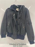 *GEOX RESPIRA PRE-OWNED BLACK JACKET SIZE: 6