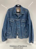 *LEVI'S PRE-OWNED JEANS JACKET SIZE: L