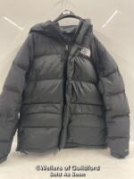 *THE NORTH FACE PRE-OWNED MENS BLACK JACKET SIZE: M
