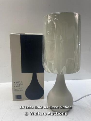 *JOHN LEWIS KRISTY TOUCH LAMP / MINIMAL IF ANY SIGNS OF USE