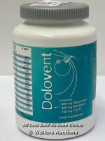 *DOLOVENT WITH MAGNESIUM, RIBOFLAVIN & COQ10 - 120 CAPSULES / NEW [XOL259]