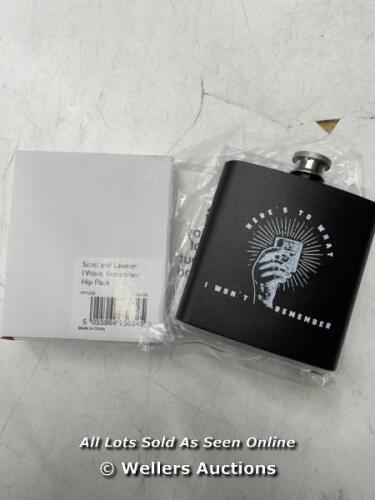 *2X NEW I WONT REMEMBER HIP FLASK