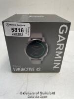 *GARMIN VIVOACTIVE 4S / MINIMAL SIGNS OF USE / WITHOUT CABLE, WITHOUT STRAPS / ORIGINAL BOX