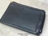 *JOHN LEWIS LEATHER COIN PURSE / BLACK / APPEARS NEW & UNUSED - 2