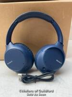 *SONY WIRELESS NOISE CANCELLING STEREO HEADSET / WH-CH710N / MINIMAL SIGNS OF USE