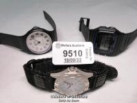 *X2 WATCHES INCL. CASIO, TIMEX