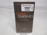 *NEW HERMES PARIS TERRE D'HERMES EAU DE TOILETTE - 50ML