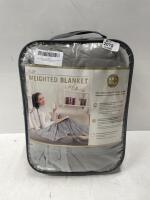 *SLEEP PHILOSOPHY WEIGHTED BLANKET (122CM X 183CM) TO PROMOTE FEELING OF CALM & BETTER SLEEP / NEW AND OPEN BOX