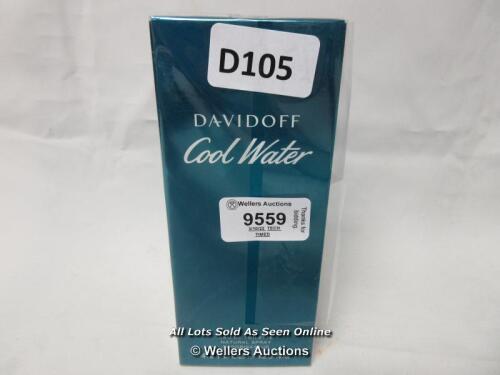*NEW DAVIDOFF COOL WATER EAU DE TOILETTE - 125ML