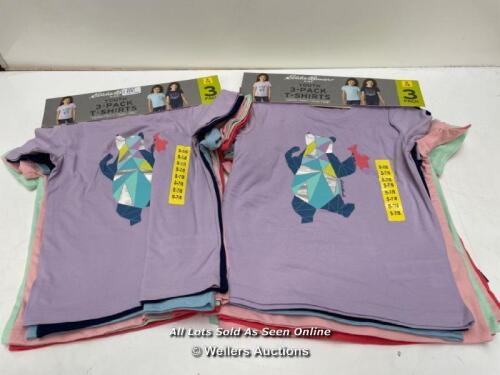 5X CHILDRENS NEW 3 PACK T SHIRTS- SIZE 7/8