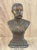 *SMALL METAL BUST OF LORD KITCHENER, 16CM HIGH