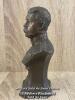*SMALL METAL BUST OF LORD KITCHENER, 16CM HIGH - 2