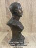 *SMALL METAL BUST OF LORD KITCHENER, 16CM HIGH - 4