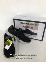 *SKECHERS DELSON GENTS TRAINERS / SIZE UK 8, NEW