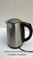 *JOHN LEWIS JUG KETTLE / POWERS UP, NOT FULLY TESTED / SIGNS OF USE