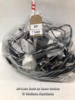 *BAG OF PHONE CHARGERS AND ADAPTERS [37-04/11]