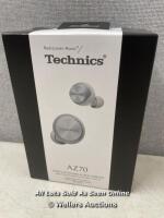 *TECHNICS EAH-AZ70WE-S EARBUDS SILVER / NEW AND SEALED