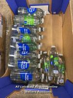 BOX OF APPROX 20 GLACEAU SMART WATER BOTTLES - 600ML