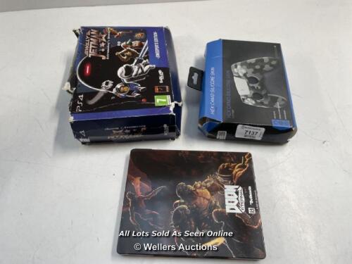 *3X GAMING INL. PS4 WILLY JETMAN, CONTROLLER SKIN & EMPTY CASE