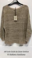 LADIES NEW SOMERSET BY ALICE TEMPERLY SEQUIN KNIT JUMPER - XL