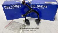 *2X DIA-COMPE 505Q CENTRE PULL BRAKES 45-57MM / COMBINED RRP: £40 / BRAND NEW