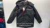CHILDRENS NEW ANDY & EVAN BLACK PARKA STYLE COAT WITH HOOD / 11-12 YRS