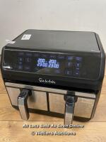 *SUR LA TABLE AIR FRYER WITH X2 3.8L DRAWERS / POWERS UP/MINIMAL SIGNS OF USE