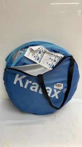*KRATAX PP UP BEACH TENT FOR FAMILY CAMPING OR FISHING / WITH BAG / SIGNS OF USE