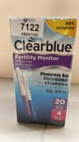 *CLEARBLUE FERTILITY MONITOR. INC. 20 TESTS AND 4 PREGNANCY TESTS / NEW & SEALED