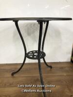 BISTRO TABLE / NO CHAIRS