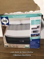 *SEALY FORTECH AIRBED WITH BUILT IN PUMP / PUMP POWERS UP