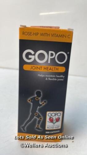 *GOPO JOINT HEALTH ROSE-HIP WITH VITAMIN C - 200 CAPSULES
