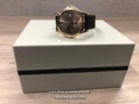 *EMPORIO ARMANI ARS1004 GENTS WATCH, WITH BOX, HANDS NOT MOVING, MAY REQUIRE NEW BATTERY, SIGNS OF USE