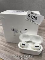 *APPLE AIRPODS PRO WITH MAGSAFE CHARGING CASE (MLWK3ZM/A) / UNTESTED, MAY REQUIRE CHARGE
