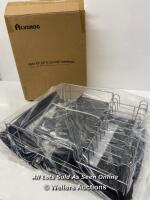 *ALVOROG ANTI-RUST DISH DRAINER WITH REMOVABLE DRIP TRAY / APPEARS TO BE NEW - OPEN BOX [2990]