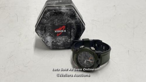 * CASIO MEN'S G-SHOCK CHRONOGRAPH DAY RESIN WATCH / MINIMAL SIGNS OF USE / BATTERY MAY NEED REPLACING