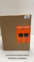 * JOHN LEWIS ANYDAY RUBY TABLE LAMPS, SET / NEW - OPENED BOX