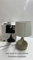 * JOHN LEWIS LAURA TOUCH LAMP, PUTT / MINIMAL SIGNS OF USE