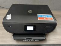 *HP ENVY 6230 ALL IN ONE PRINTER / POWERS UP / NO POWER CABLE / UNTESTED